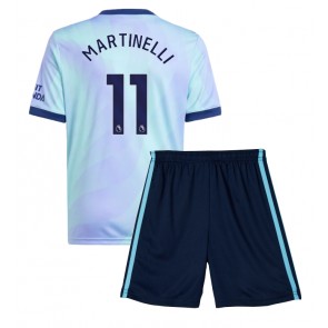 Arsenal Gabriel Martinelli #11 Tredje Kläder Barn 2024-25 Kortärmad (+ Korta byxor)